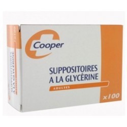 Suppositoires à la Glycérine ADULTES Bte de 100 Cooper - Prix