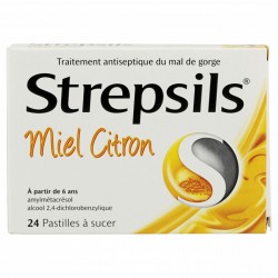 STREPSILS MIEL-CITRON 24...