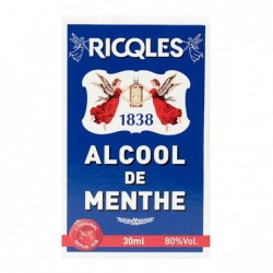 RICQLES ALCOOL DE MENTHE  30ML