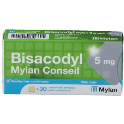 BISACODYL MYLAN 5MG 30...