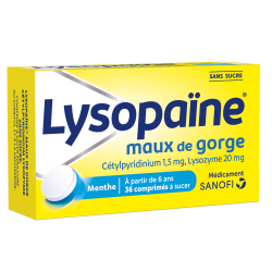 LYSOPAINE 36 COMPRIMES SANS...