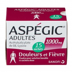 ASPEGIC ADULTES 1000MG 15...