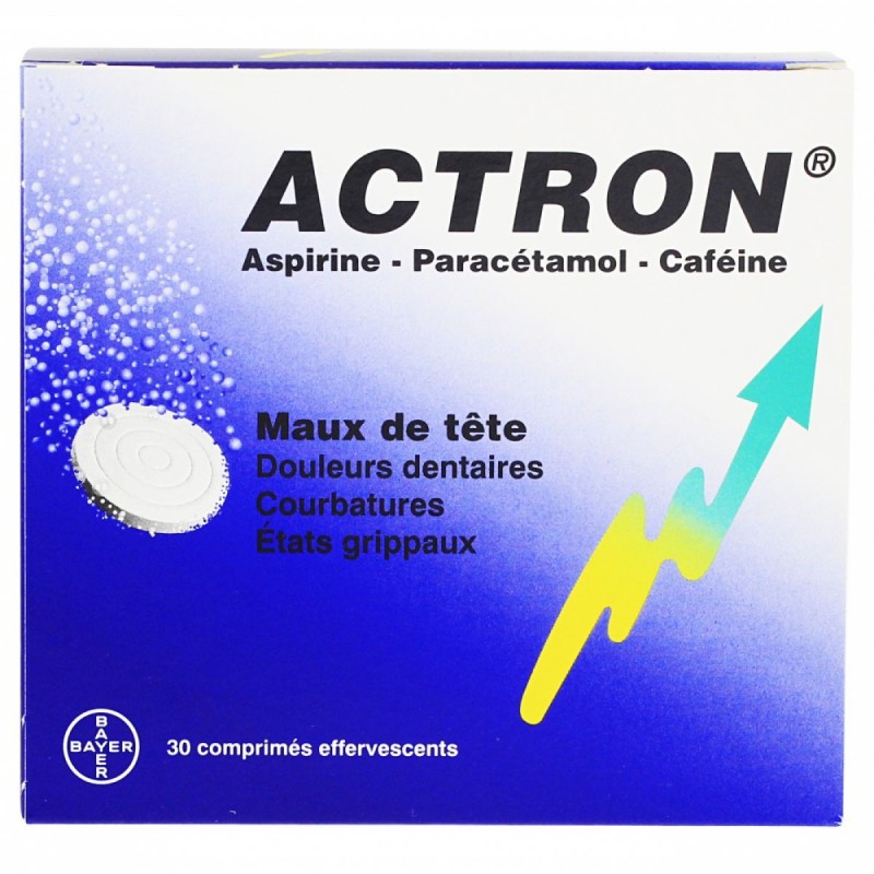 ACTRON 30 COMPRIMES EFFERVESCENTS