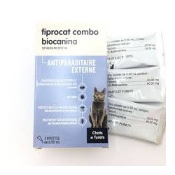 Le Fiprocat Combo solution anti-parasitaires efficace pour chats et furets