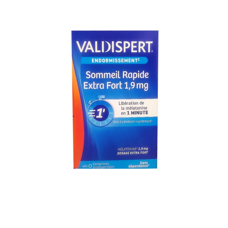 Valdispert sommeil rapide extra fort 1,9 mg en cas de difficulté d'endormissement