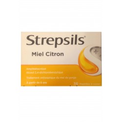 STREPSILS MIEL CITRON 36...