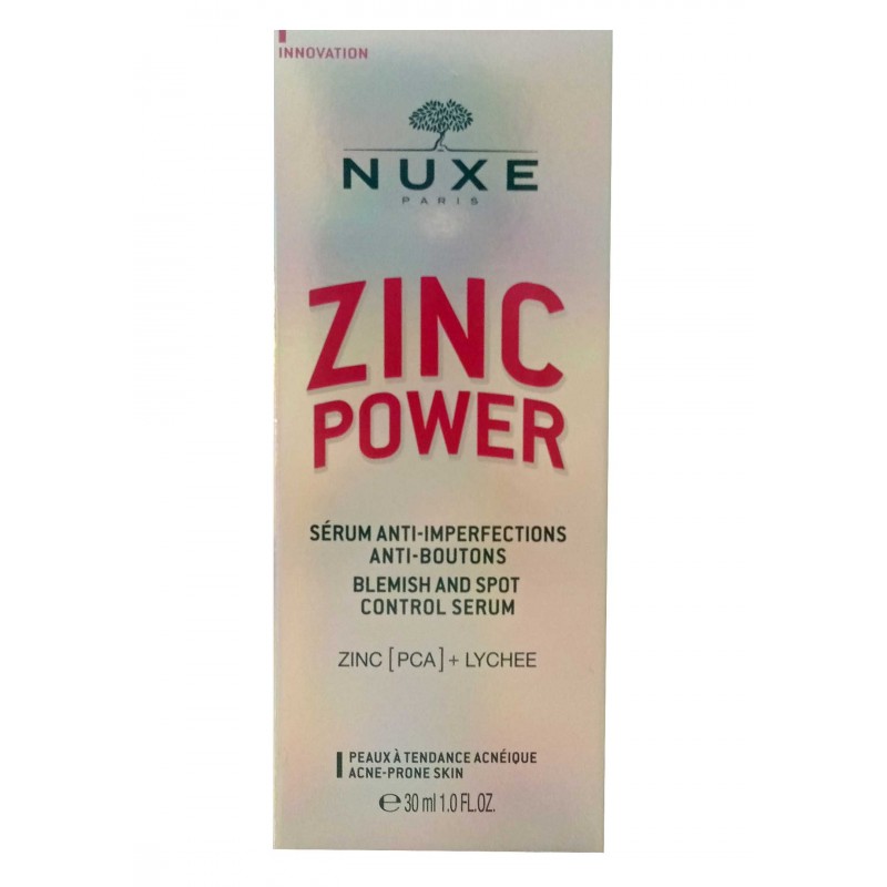 NUXE ZINC power sérum anti imperfections 30 ml