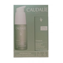 Caudalie duo anti imperfections sérum + stop boutons offert