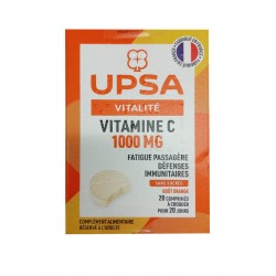 UPSA vitamine c 1000 mg  20 comprimés à croquer