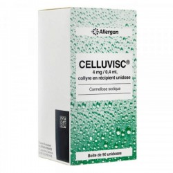 CELLUVISC 4MG COLLYRE 90...
