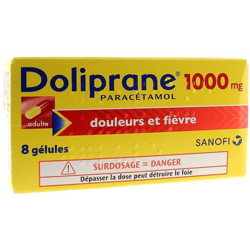 Doliprane 1000 : Douleurs et Fièvre