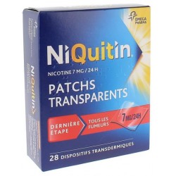 NIQUITIN 7MG/24H 28 PATCHS...