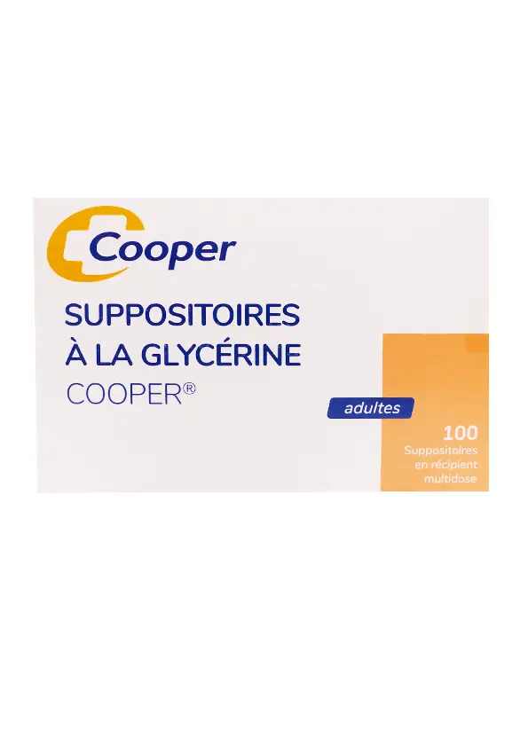 100 suppositoires a la glycerine cooper