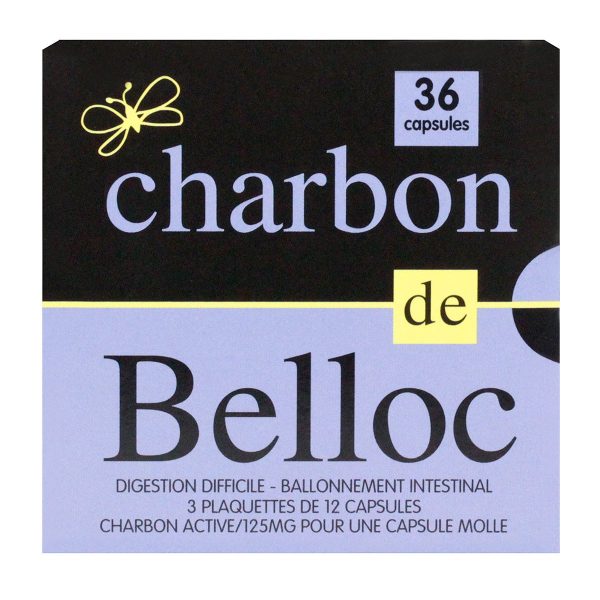 CHARBON DE BELLOC CAPSULES BALLONNEMENT