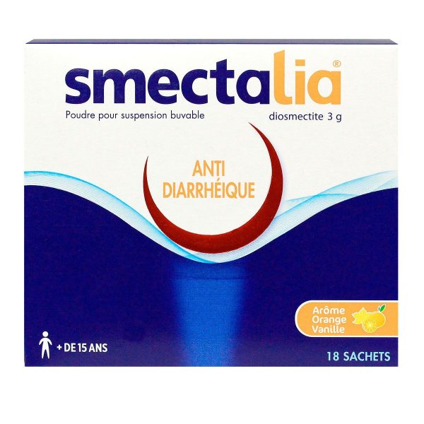 SMECTALIA ORANGE-VANILLE 18 SACHETS