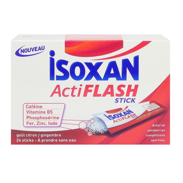 ISOXAN ACTI FLASH CITRON GINGEMBRE 24 STICKS