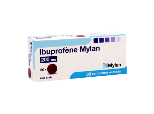 IBUPROFENE MYLAN 200MG 30 COMPRIMES ENROBES