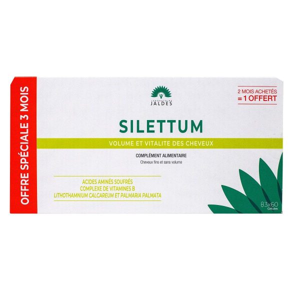 SILETTUM VOLUME ET VITALITé DES CHEVEUX 3X60 GéLULES