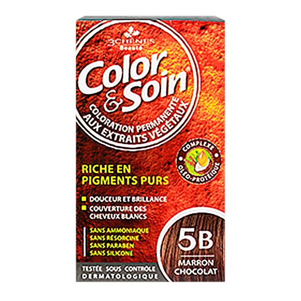 Les 3 Chênes Color et Soin Coloration Permanente 5B Marron Chocolat