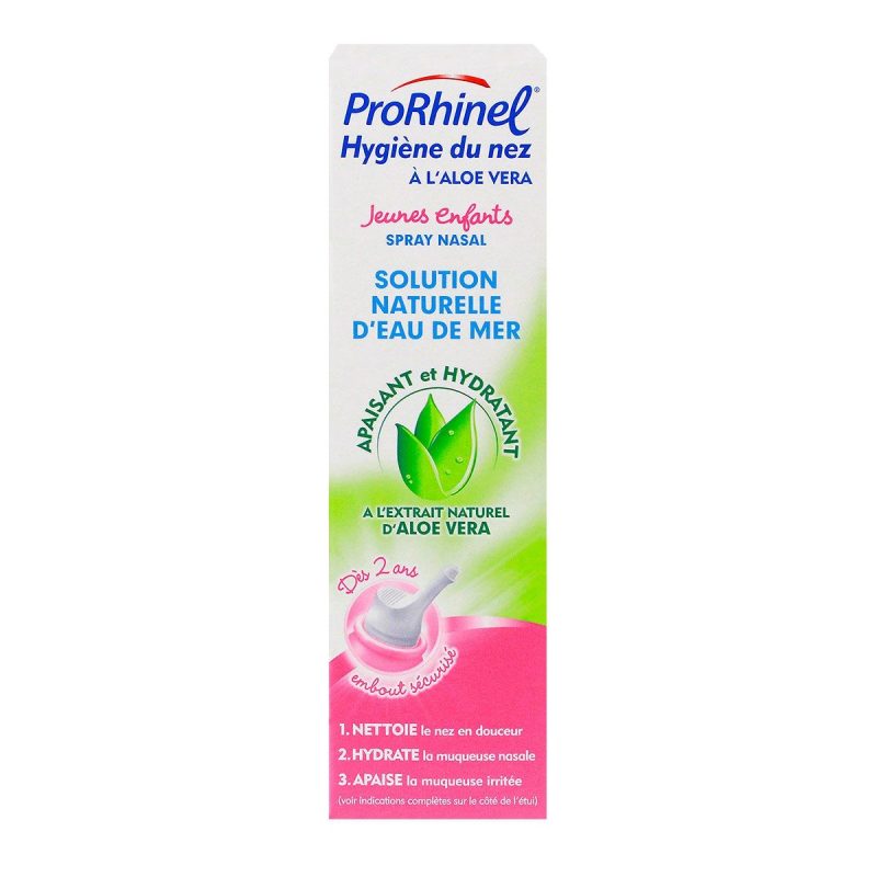 ProRhinel Hygiène & Soin du Nez Aloe Vera jeunes enfants spray nasal 100 ml