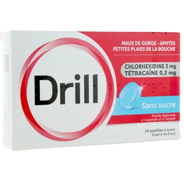 DRILL SANS SUCRE 24 PASTILLES