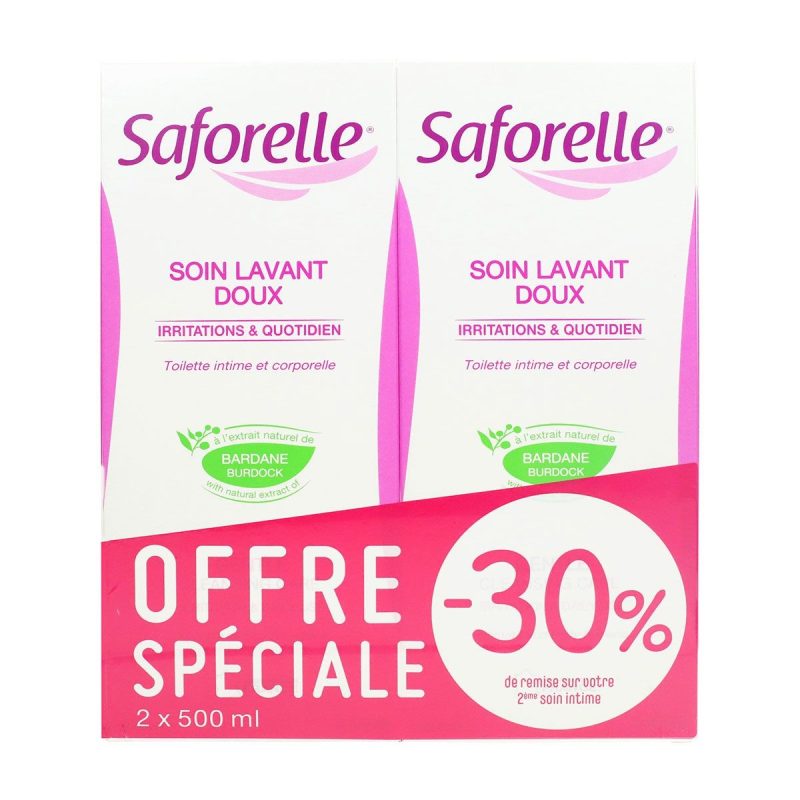 Saforelle soin lavant doux 2 X 500ML