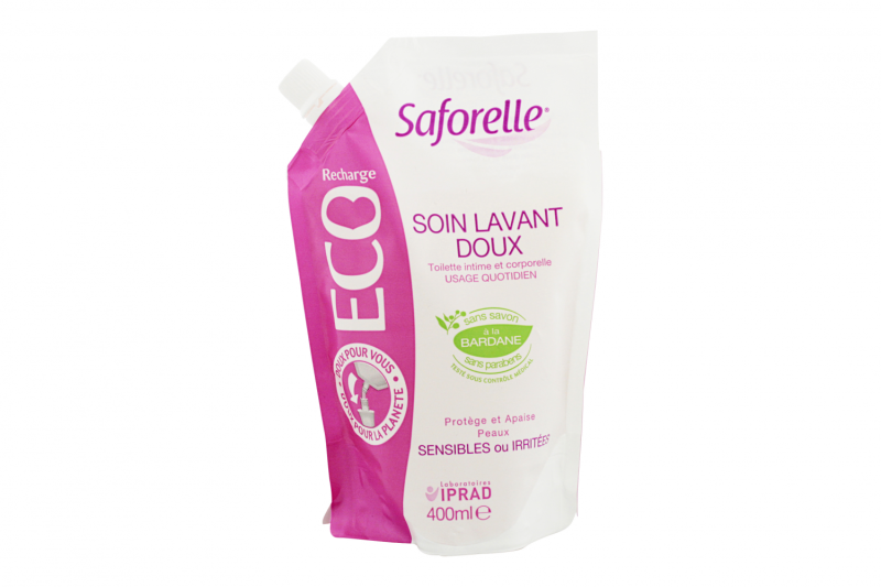 Saforelle soin lavant doux recharge 400 ml