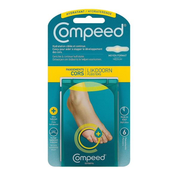 Compeed pansements Hydratant cors boite de 6