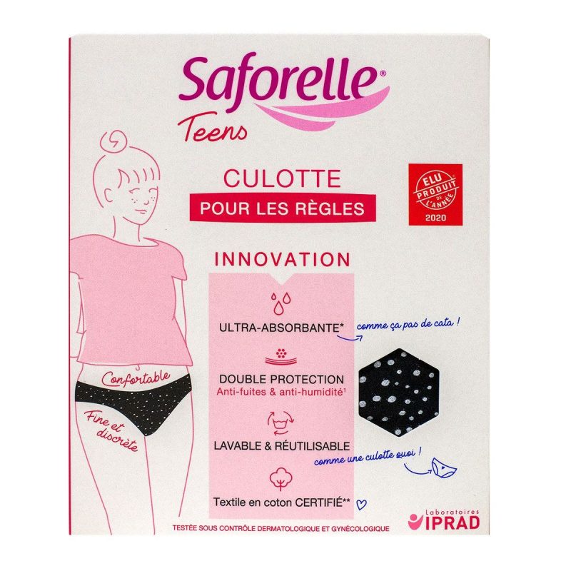 SAFORELLE TEENS CULOTTE POUR LES REGLES 12 ANS