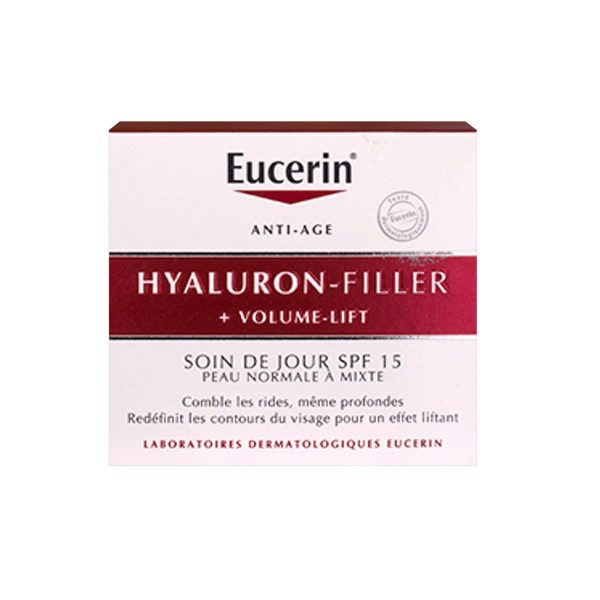 EUCERIN HYALURON FILLER VOLUME-LIFT SOIN DE JOUR SPF15 PEAUX NORMALES 50ML