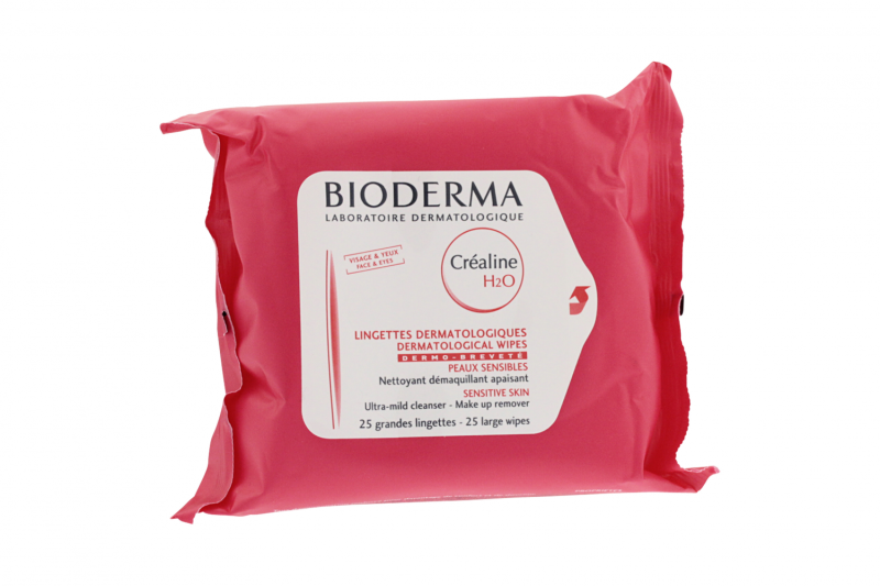 BIODERMA CREALINE H2O LINGETTE NETTOYANTE DEMAQUILLANTE