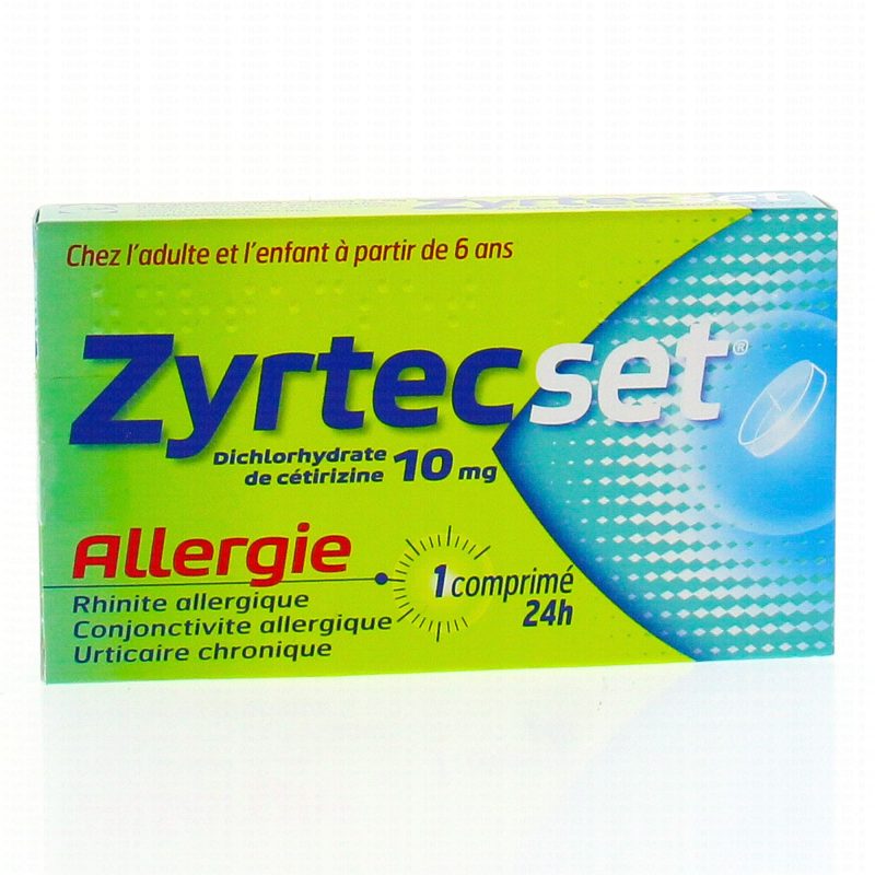 ZYRTECSET 10MG 7 COMPRIMES