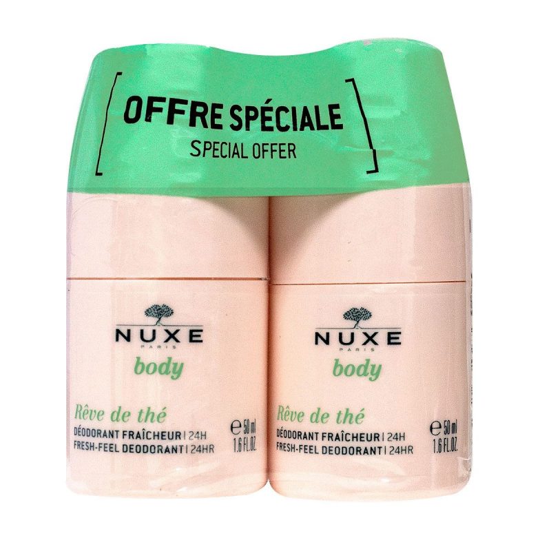 NUXE BODY REVE DE THE DEODORANT FRAICHEUR 24H 2X50ML