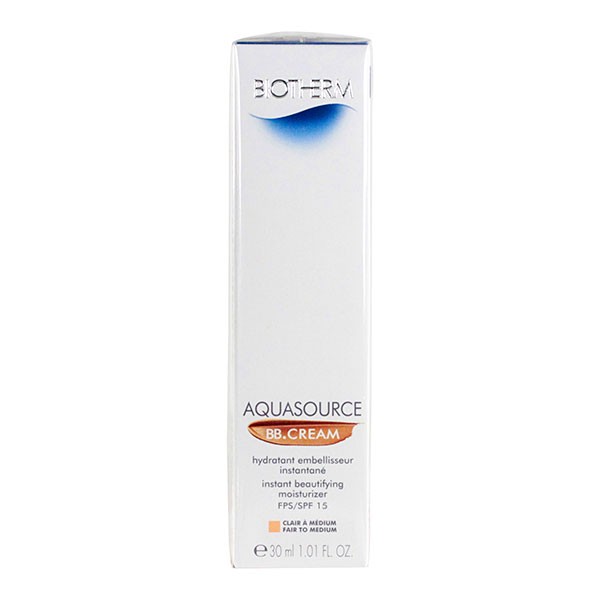 BIOTHERM AQUASOURCE BB CREME CLAIR A MEDIUM 30ML