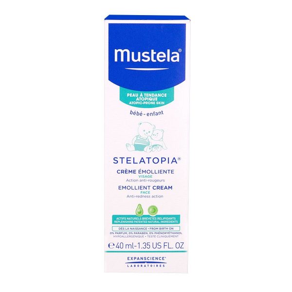 MUSTELA BEBE STELATOPIA CREME EMOLLIENTE VISAGE 40ML