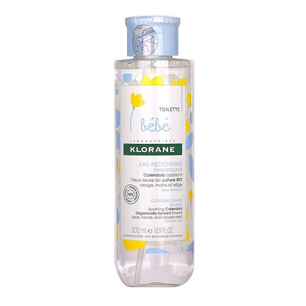 KLORANE BEBE EAU NETTOYANTE SANS RINCAGE 500 ML