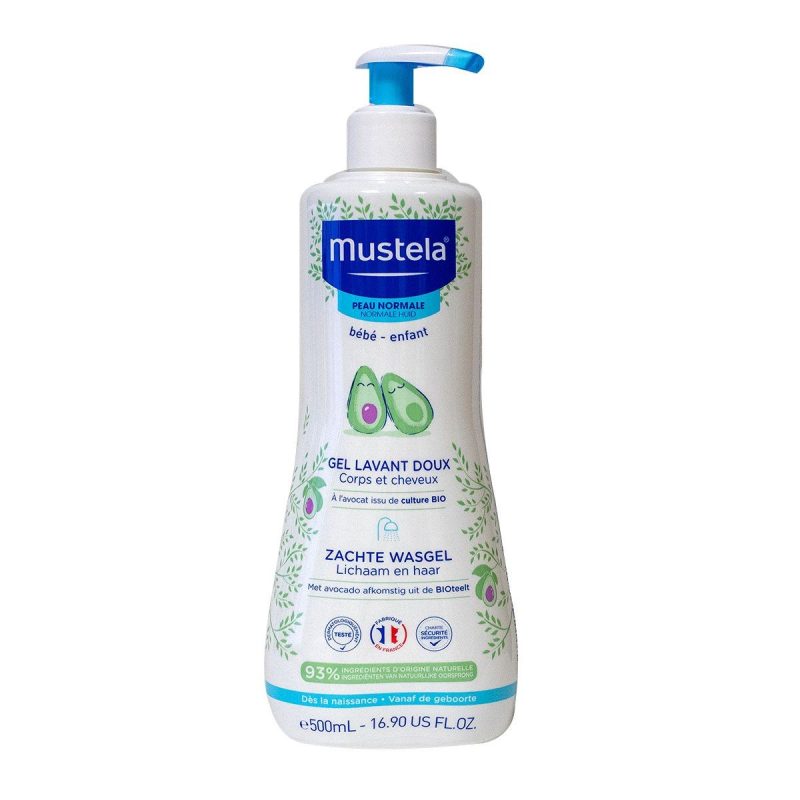 MUSTELA GEL LAVANT DOUX CORPS ET CHEVEUX 500 ml