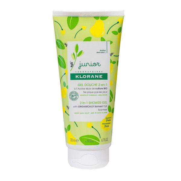 KLORANE JUNIOR GEL DOUCHE 2EN1 A LA POIRE 200 ML