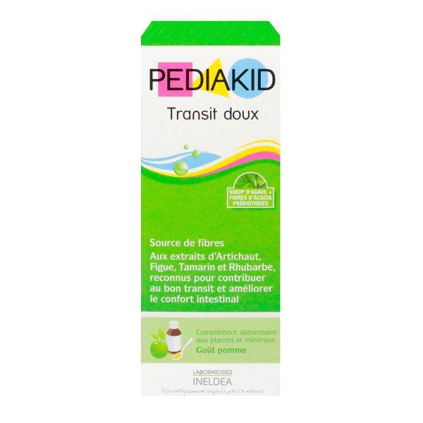 PEDIAKID TRANSIT DOUX SIROP GOUT POMME 125 ML