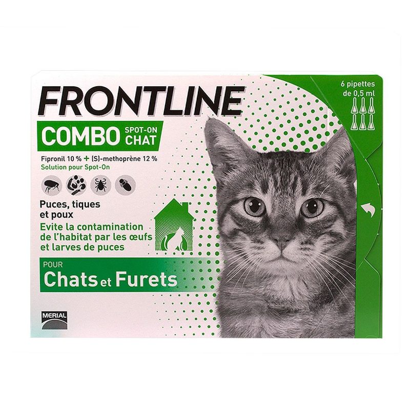 FRONTLINE COMBO CHAT SPOT-ON 6 PIPETTES