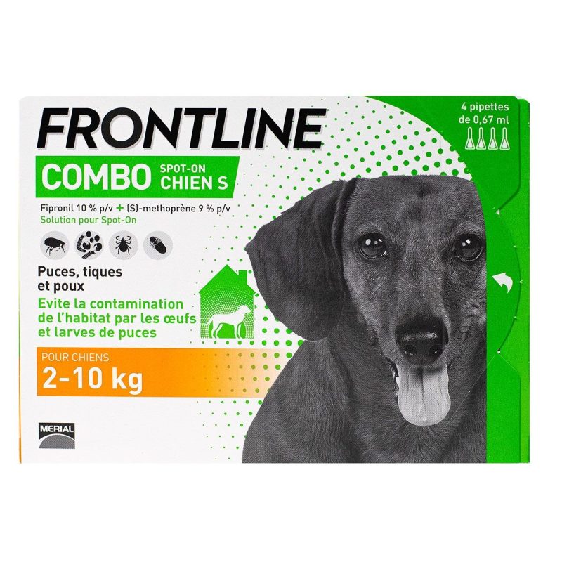 Frontline Combo Chien 2-10 kg 4 pipettes