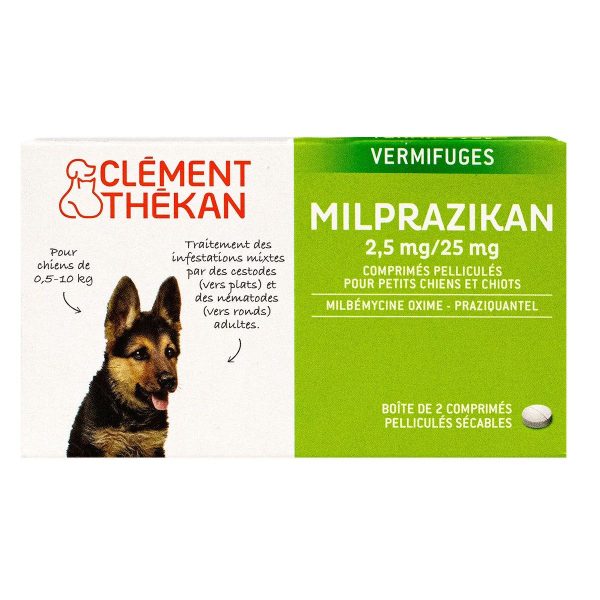 Clément Thékan Milprazikan Chien comprimés