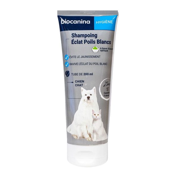 BIOCANINA SHAMPOING ECLAT POILS BLANCS 200ML