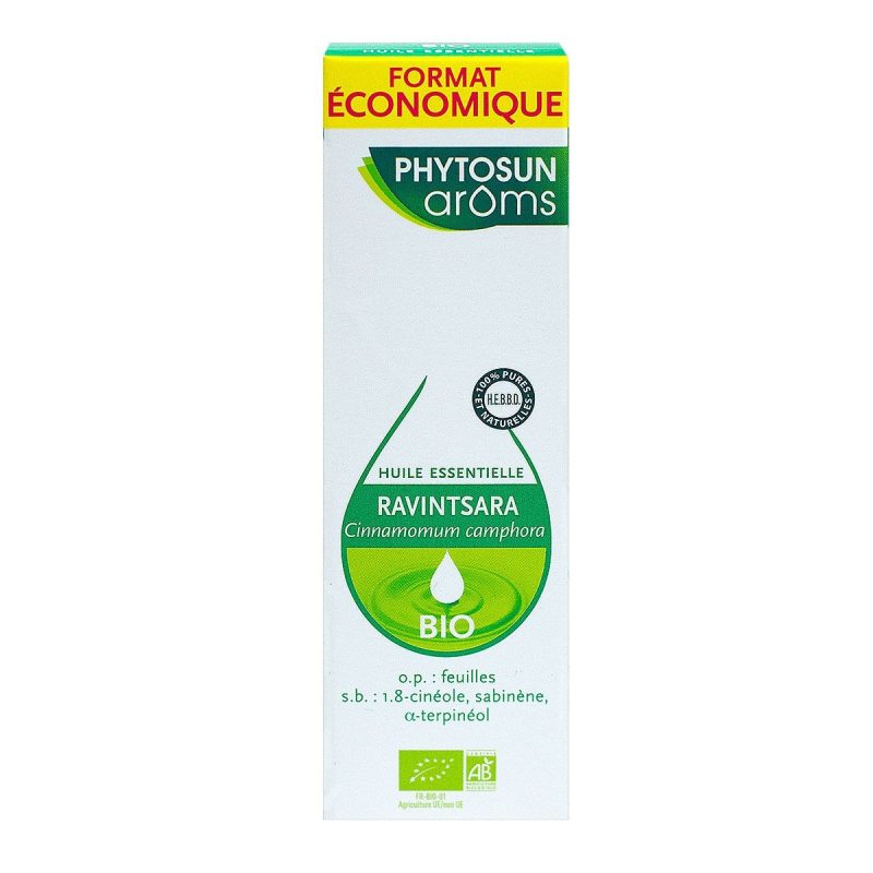 PHYTOSUN ARÔMS HUILE ESSENTIELLE RAVINTSARA BIO 30ML