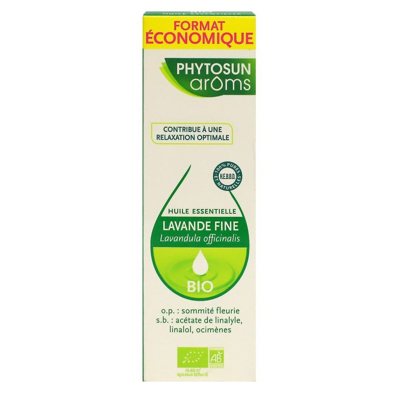 PHYTOSUN ARÔMS HUILE ESSENTIELLE LAVANDE FINE BIO 30 ML