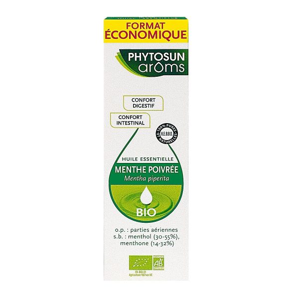 PHYTOSUN ARÔMS HUILE ESSENTIELLE MENTHE POIVREE BIO 30 ML