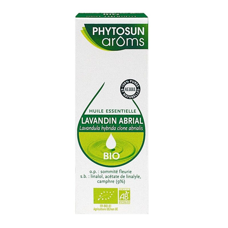 PHYTOSUN ARÔMS HUILE ESSENTIELLE LAVANDIN ABRIAL BIO 10ML