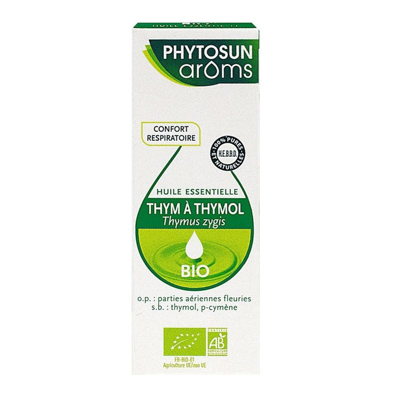 PHYTOSUN ARÔMS HUILE ESSENTIELLE THYM A THYMOL BIO 10ML