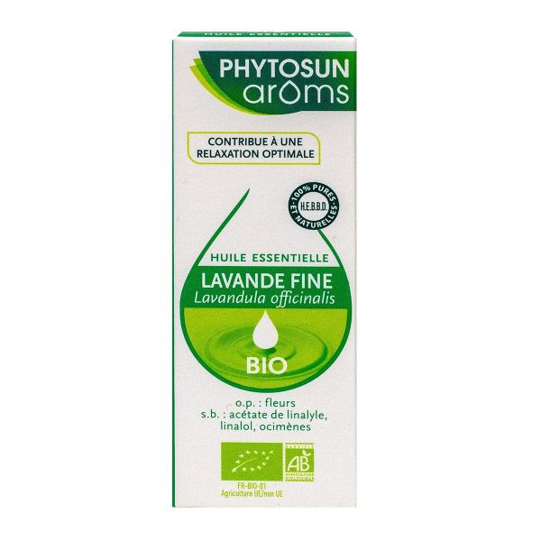 PHYTOSUN ARÔMS HUILE ESSENTIELLE LAVANDE FINE BIO 10ML