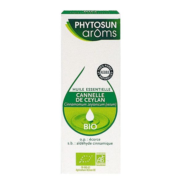 PHYTOSUN ARÔMS HUILE ESSENTIELLE CANNELLE DE CEYLAN BIO 5ML